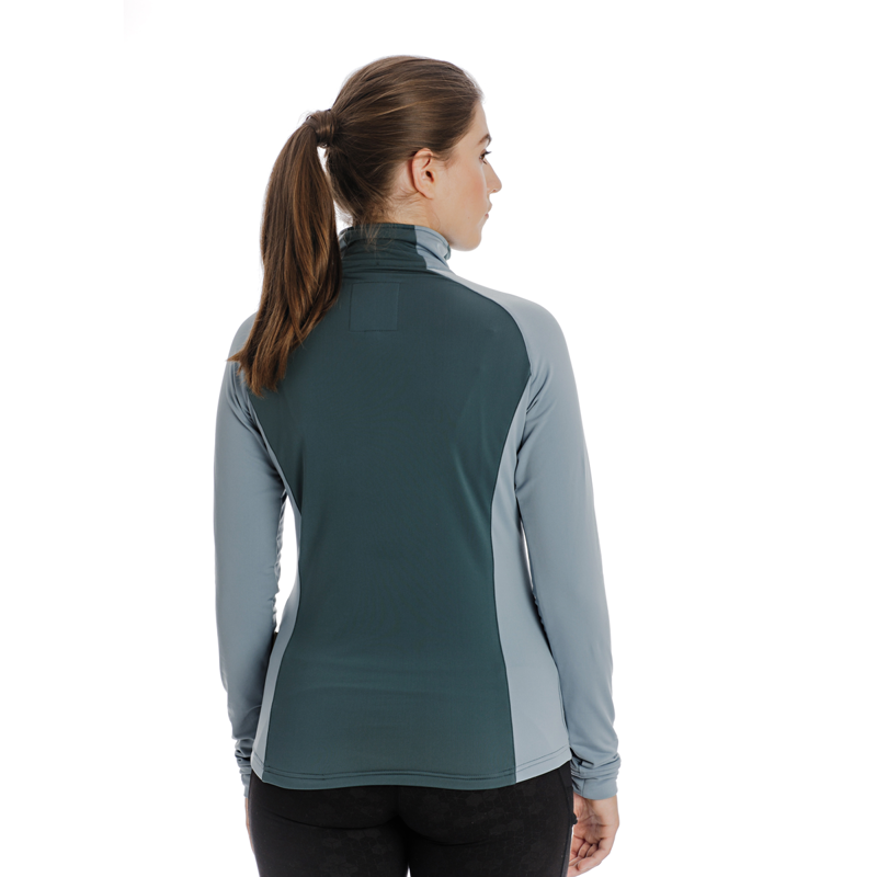 Horseware Thea Ladies Tech Quarter Zip Fleece - Petrol Blue-1
